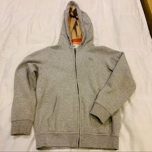 Burberry Kids Full Zip Hoodie